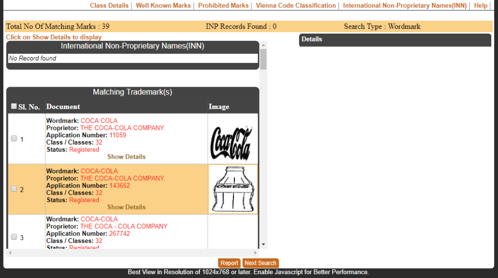 How To Do A Do It Yourself DIY Trademark Pre Clearance Search In   Trademark Search Results India 1024x571 